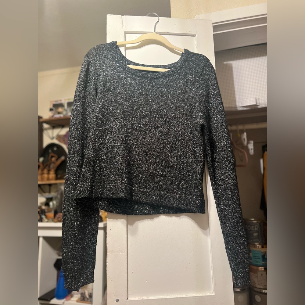 Black and Silver Forever 21+ sweater